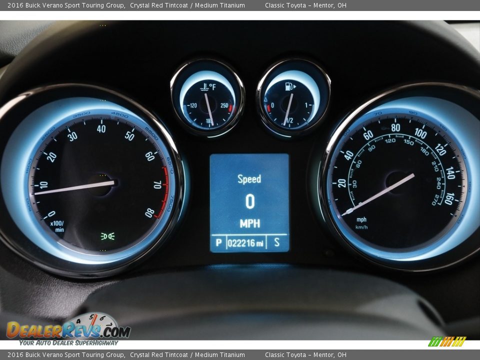 2016 Buick Verano Sport Touring Group Gauges Photo #8