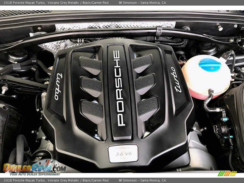2018 Porsche Macan Turbo 3.6 Liter DFI Twin-Turbocharged DOHC 24-Valve VarioCam Plus V6 Engine Photo #31