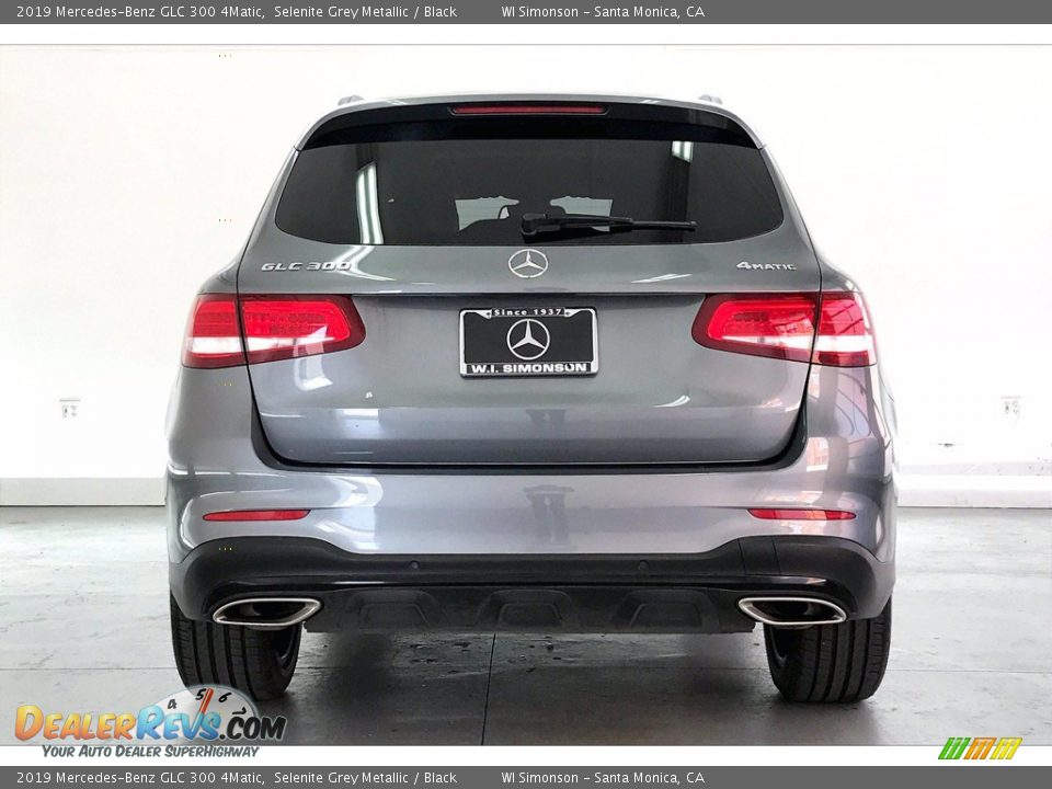 2019 Mercedes-Benz GLC 300 4Matic Selenite Grey Metallic / Black Photo #3