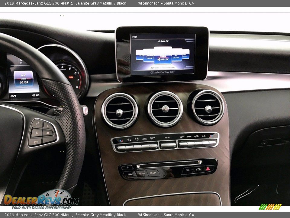2019 Mercedes-Benz GLC 300 4Matic Selenite Grey Metallic / Black Photo #5