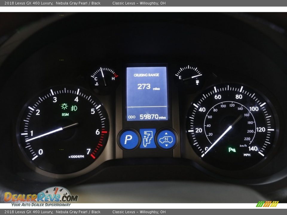 2018 Lexus GX 460 Luxury Gauges Photo #8