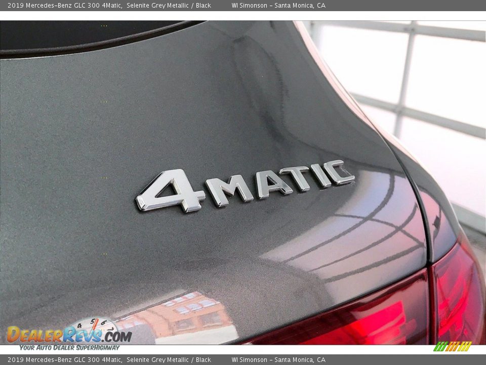 2019 Mercedes-Benz GLC 300 4Matic Selenite Grey Metallic / Black Photo #7