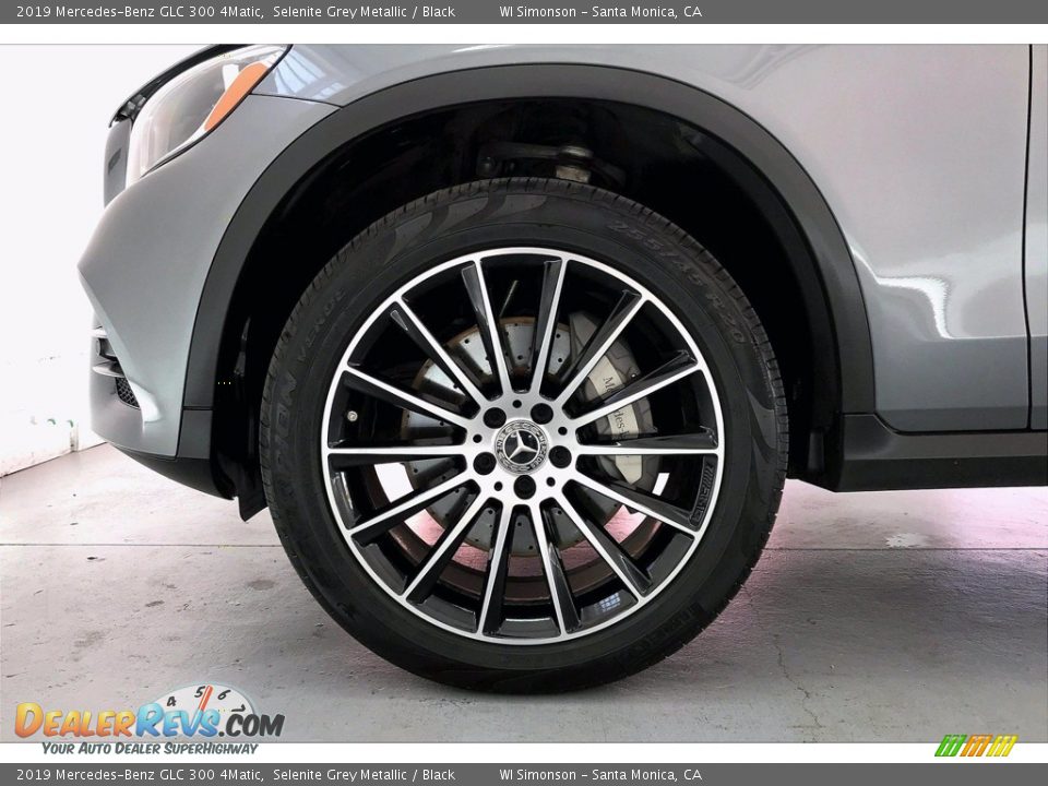 2019 Mercedes-Benz GLC 300 4Matic Selenite Grey Metallic / Black Photo #8