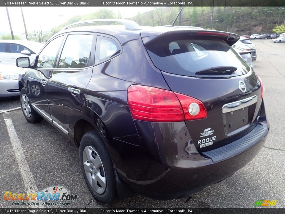 2014 Nissan Rogue Select S Super Black / Black Photo #2