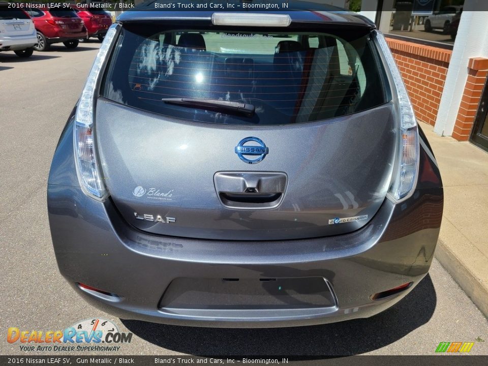 2016 Nissan LEAF SV Gun Metallic / Black Photo #28