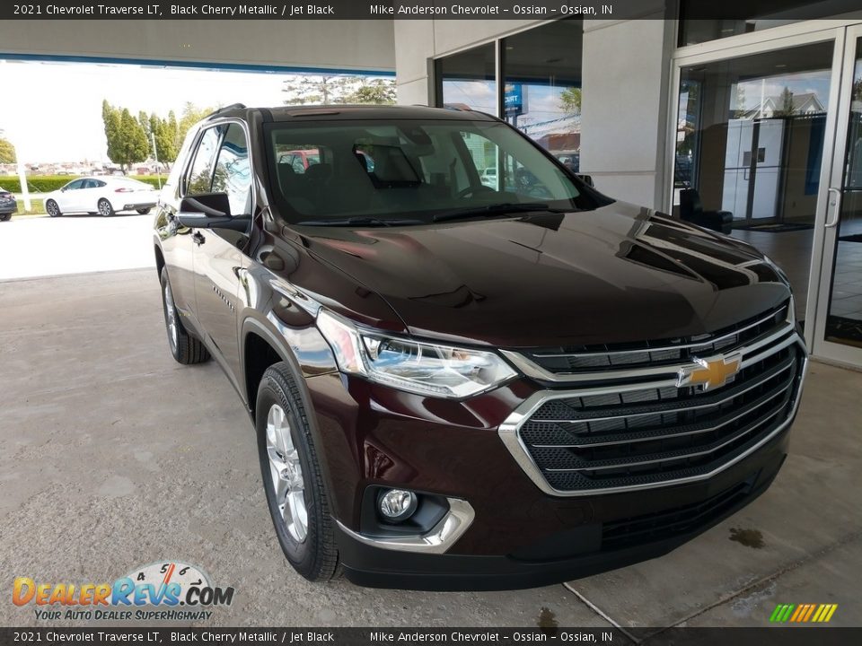 2021 Chevrolet Traverse LT Black Cherry Metallic / Jet Black Photo #2