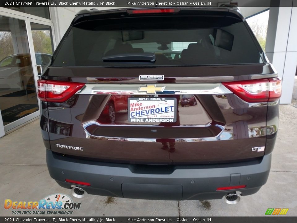 2021 Chevrolet Traverse LT Black Cherry Metallic / Jet Black Photo #5