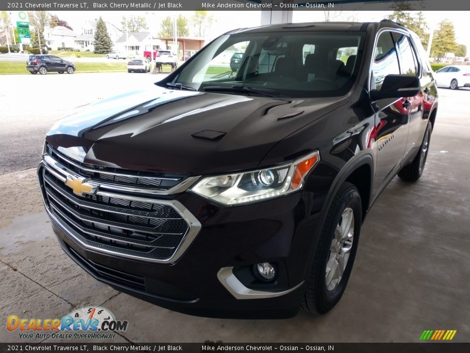 2021 Chevrolet Traverse LT Black Cherry Metallic / Jet Black Photo #10