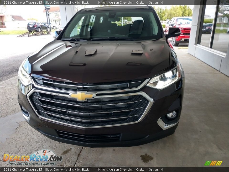 2021 Chevrolet Traverse LT Black Cherry Metallic / Jet Black Photo #11