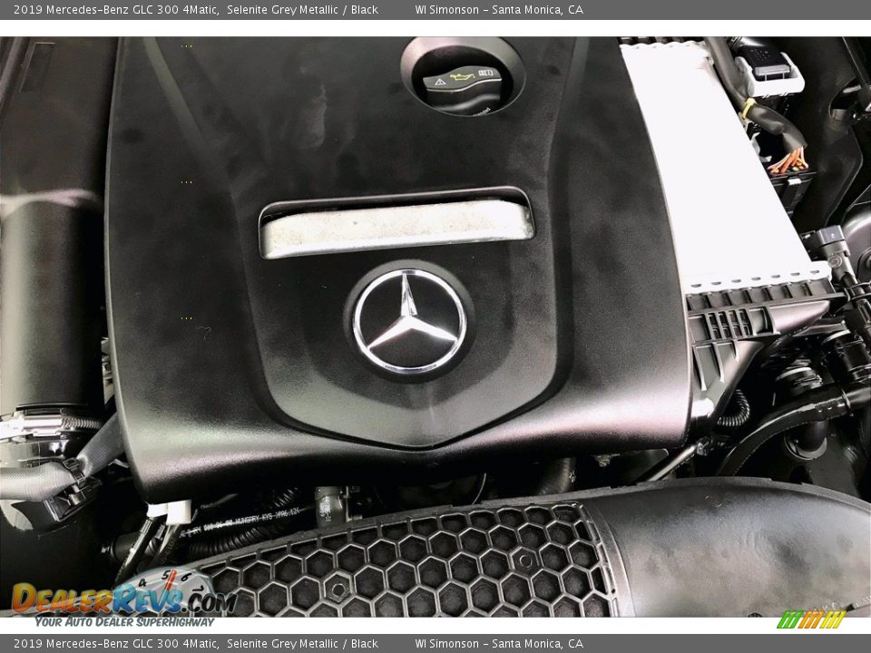 2019 Mercedes-Benz GLC 300 4Matic Selenite Grey Metallic / Black Photo #32
