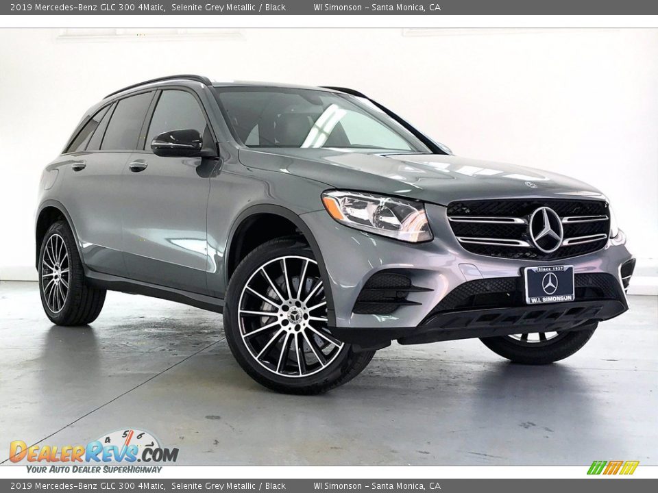 2019 Mercedes-Benz GLC 300 4Matic Selenite Grey Metallic / Black Photo #34