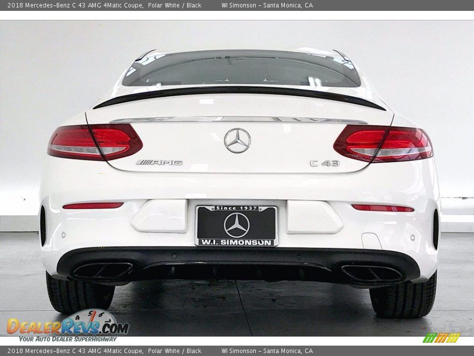 2018 Mercedes-Benz C 43 AMG 4Matic Coupe Polar White / Black Photo #3