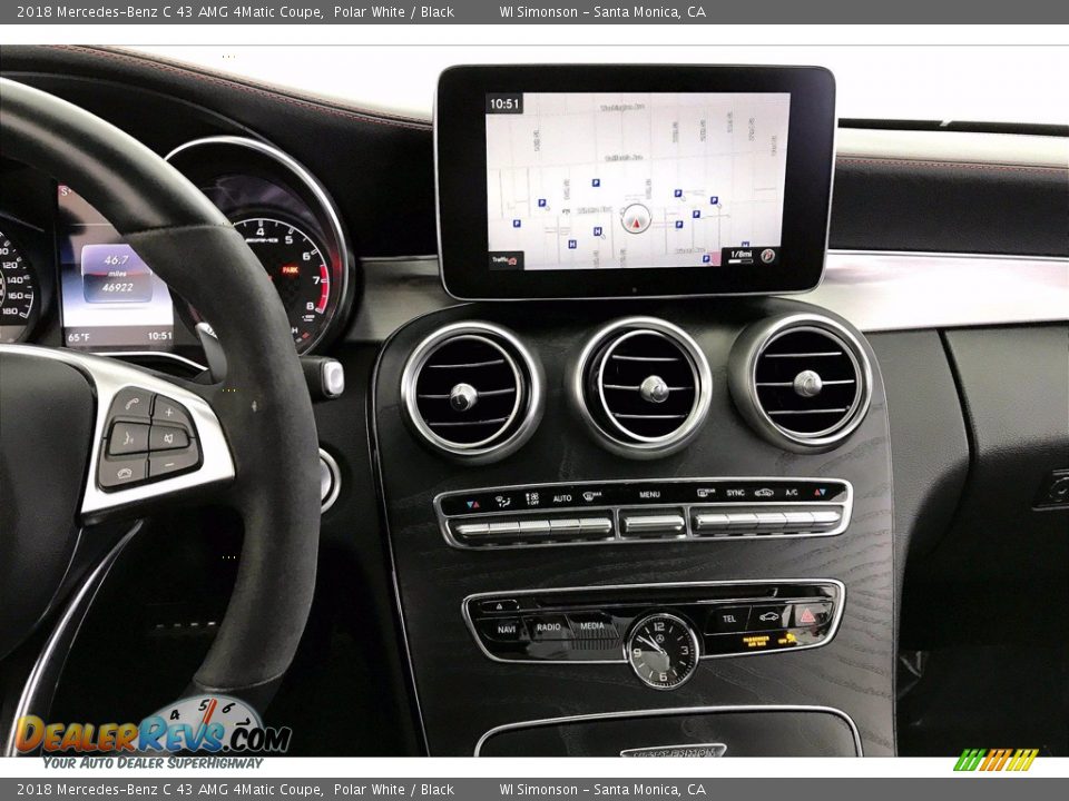 2018 Mercedes-Benz C 43 AMG 4Matic Coupe Polar White / Black Photo #5
