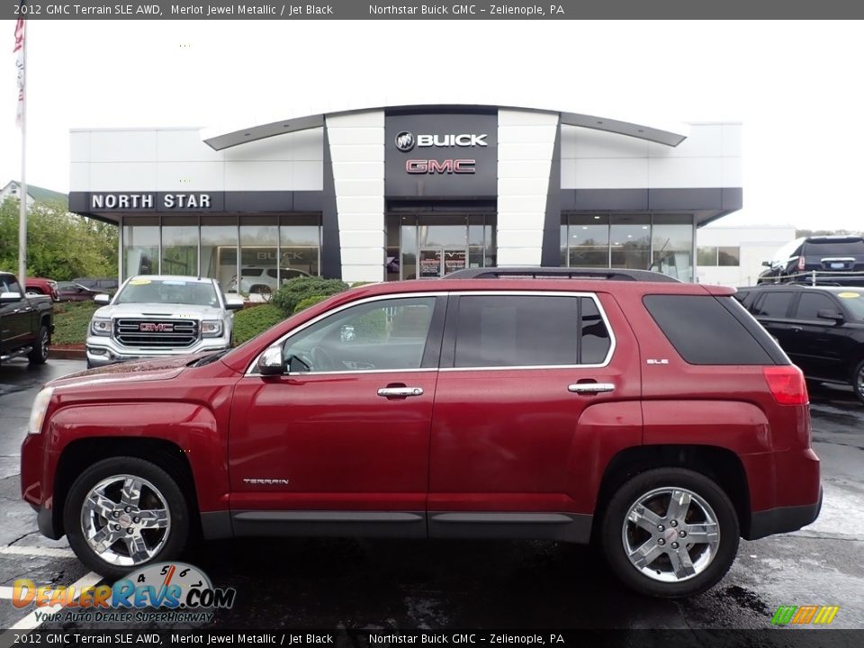 2012 GMC Terrain SLE AWD Merlot Jewel Metallic / Jet Black Photo #1