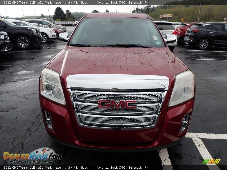 2012 GMC Terrain SLE AWD Merlot Jewel Metallic / Jet Black Photo #3