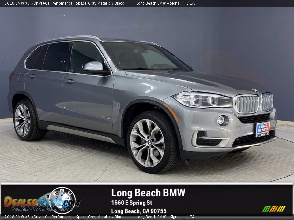 2018 BMW X5 xDrive40e iPerfomance Space Gray Metallic / Black Photo #1