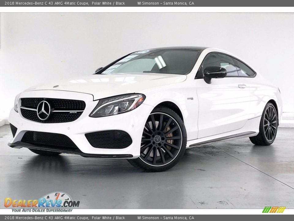 Front 3/4 View of 2018 Mercedes-Benz C 43 AMG 4Matic Coupe Photo #12