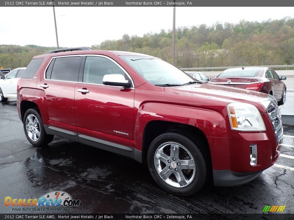 2012 GMC Terrain SLE AWD Merlot Jewel Metallic / Jet Black Photo #4