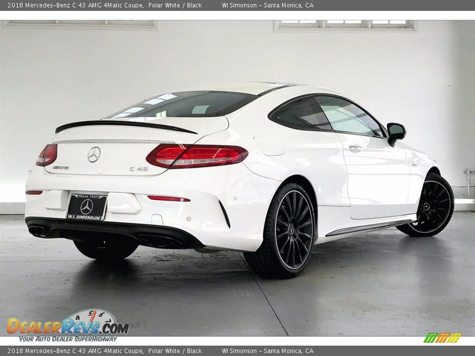 2018 Mercedes-Benz C 43 AMG 4Matic Coupe Polar White / Black Photo #13