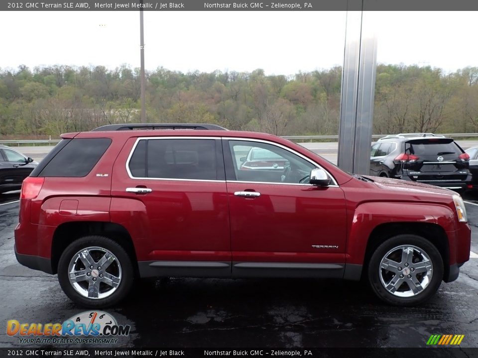 2012 GMC Terrain SLE AWD Merlot Jewel Metallic / Jet Black Photo #5