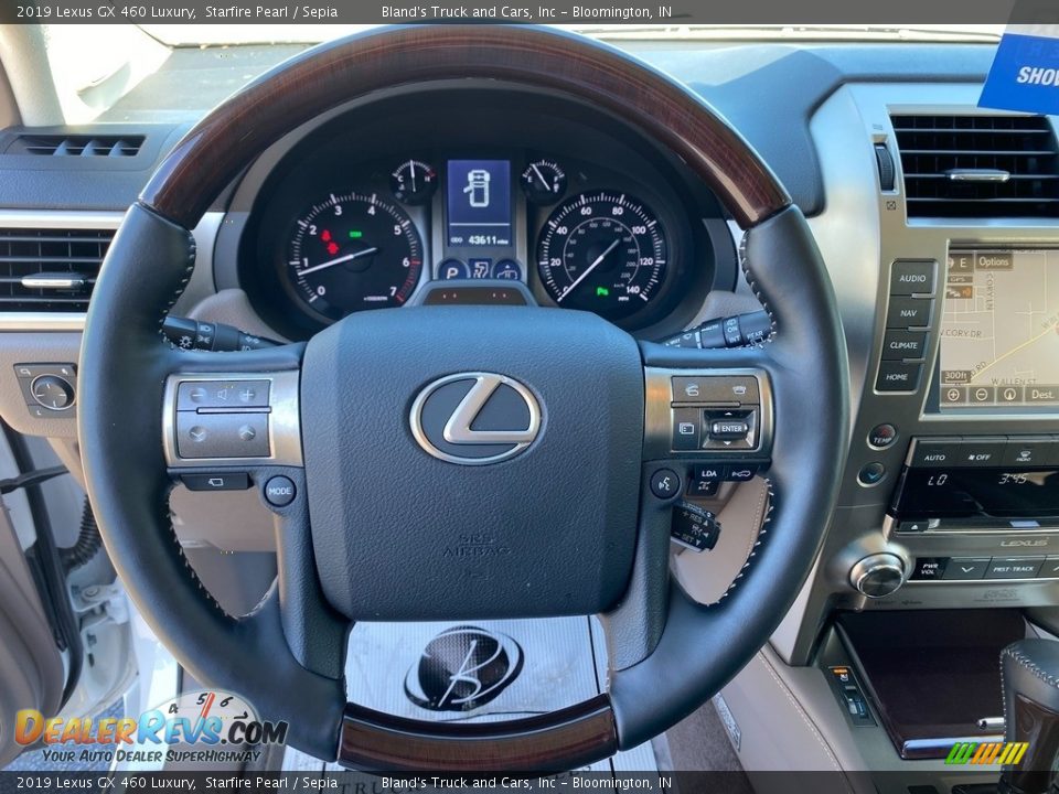 2019 Lexus GX 460 Luxury Starfire Pearl / Sepia Photo #17