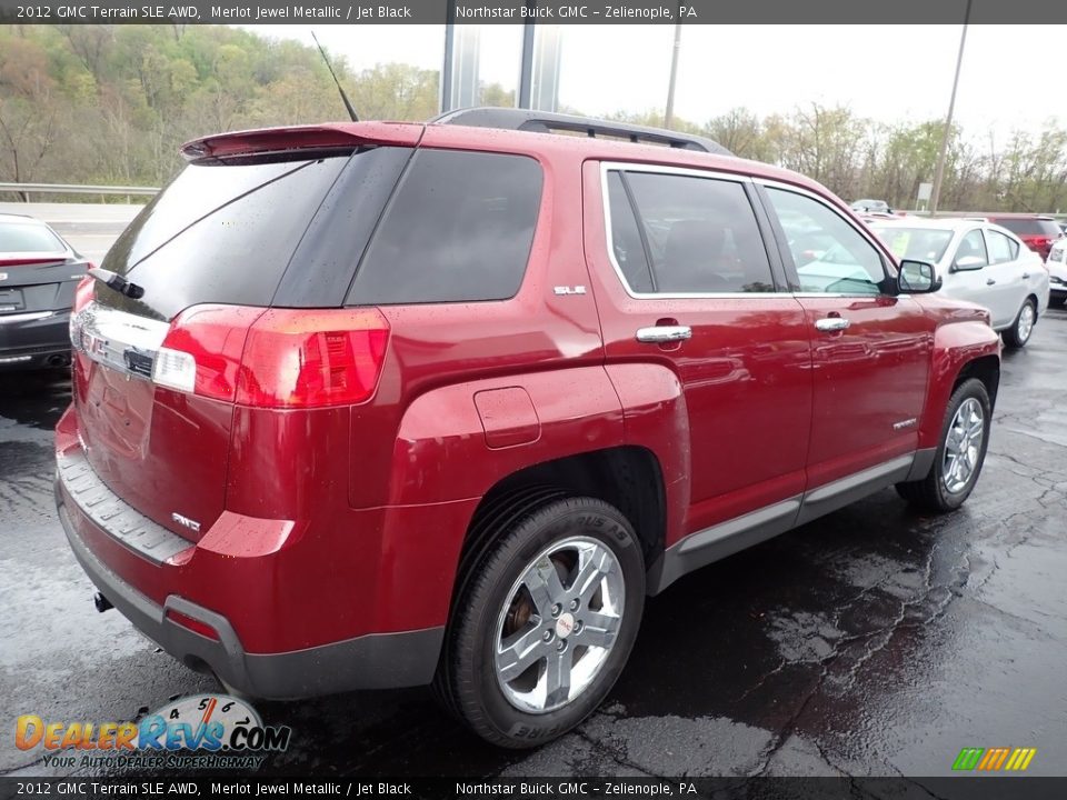 2012 GMC Terrain SLE AWD Merlot Jewel Metallic / Jet Black Photo #9