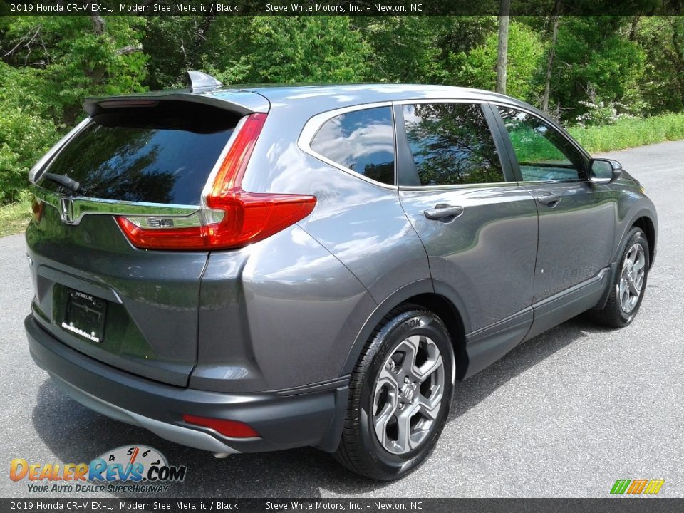 2019 Honda CR-V EX-L Modern Steel Metallic / Black Photo #7