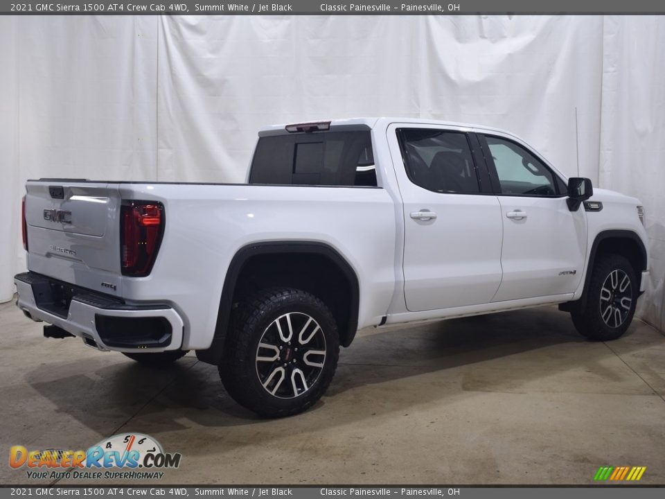 2021 GMC Sierra 1500 AT4 Crew Cab 4WD Summit White / Jet Black Photo #2