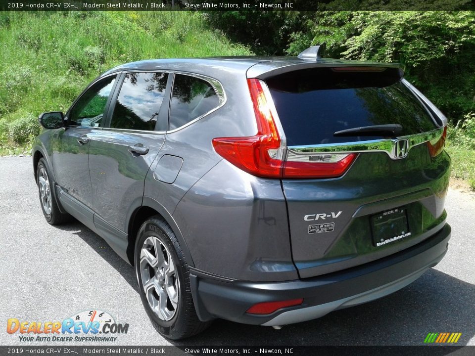 2019 Honda CR-V EX-L Modern Steel Metallic / Black Photo #9