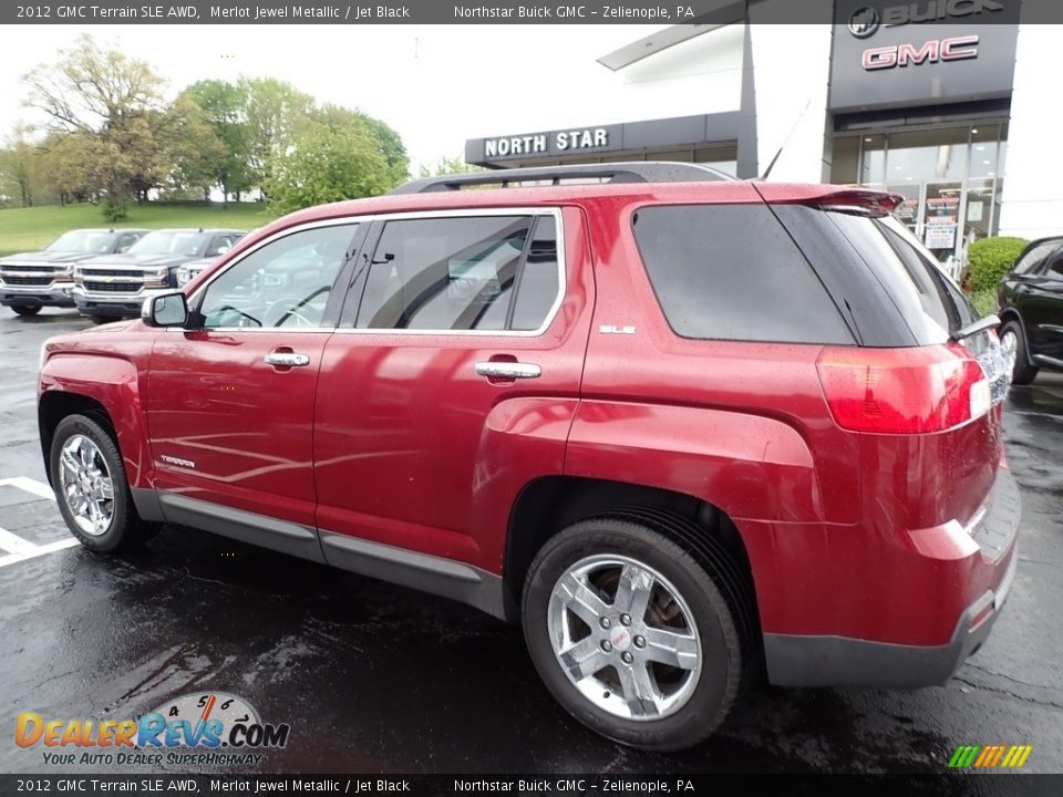 2012 GMC Terrain SLE AWD Merlot Jewel Metallic / Jet Black Photo #12