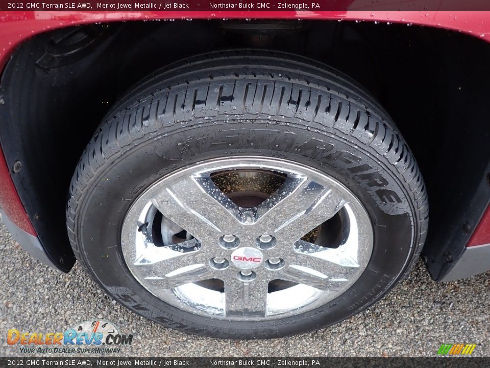 2012 GMC Terrain SLE AWD Merlot Jewel Metallic / Jet Black Photo #14