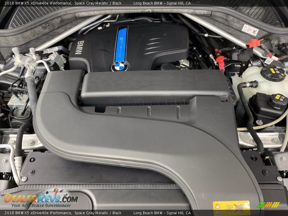 2018 BMW X5 xDrive40e iPerfomance Space Gray Metallic / Black Photo #12