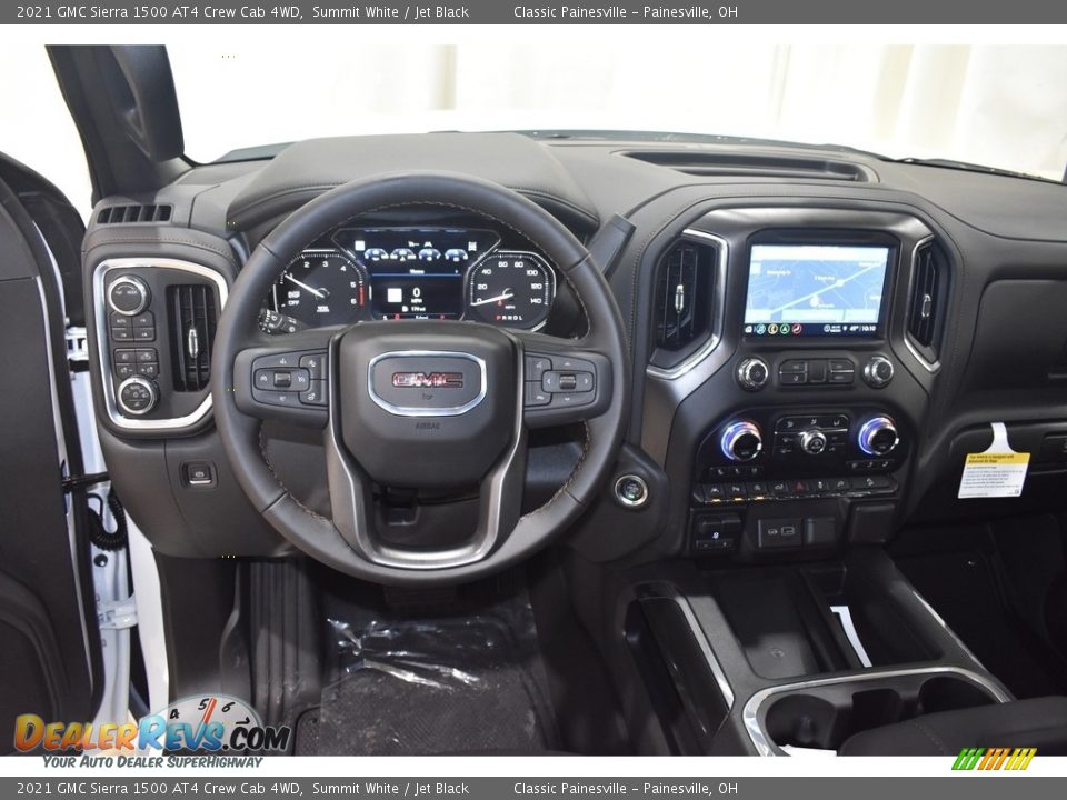 2021 GMC Sierra 1500 AT4 Crew Cab 4WD Summit White / Jet Black Photo #11