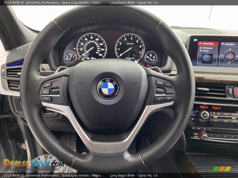 2018 BMW X5 xDrive40e iPerfomance Space Gray Metallic / Black Photo #18