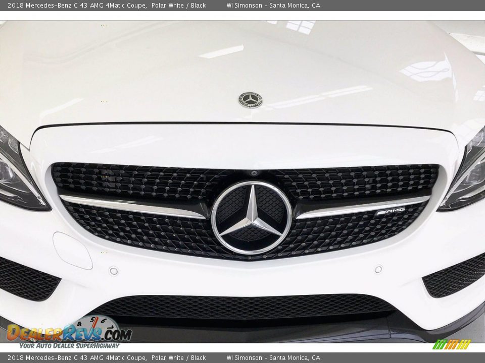 2018 Mercedes-Benz C 43 AMG 4Matic Coupe Polar White / Black Photo #30