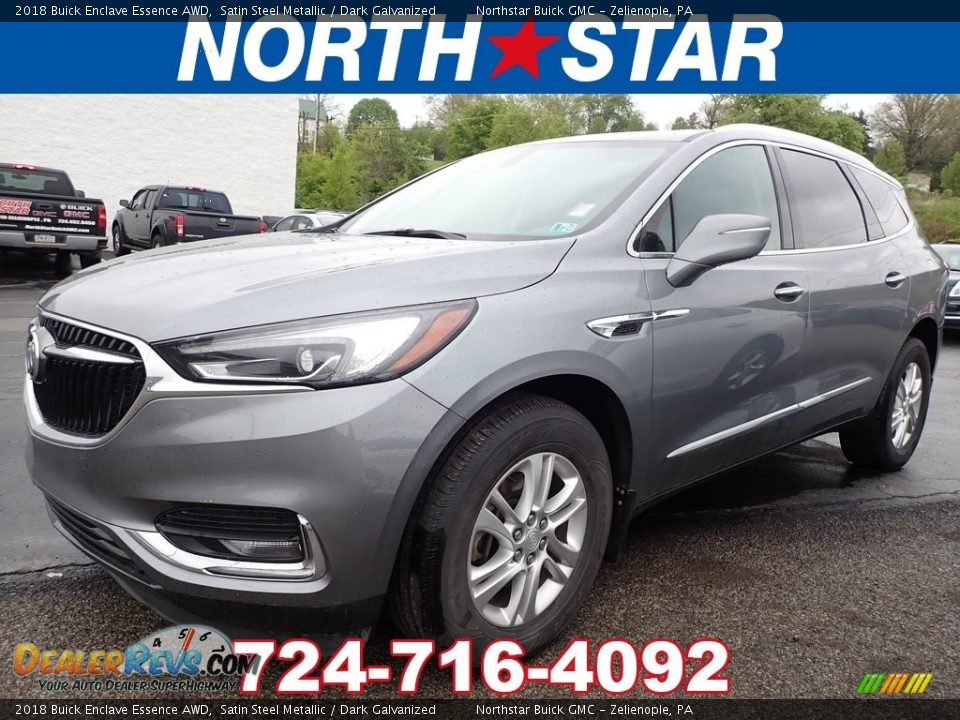 2018 Buick Enclave Essence AWD Satin Steel Metallic / Dark Galvanized Photo #1