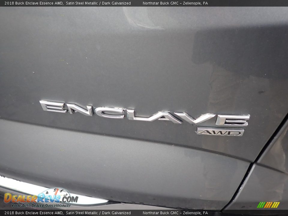 2018 Buick Enclave Essence AWD Satin Steel Metallic / Dark Galvanized Photo #8