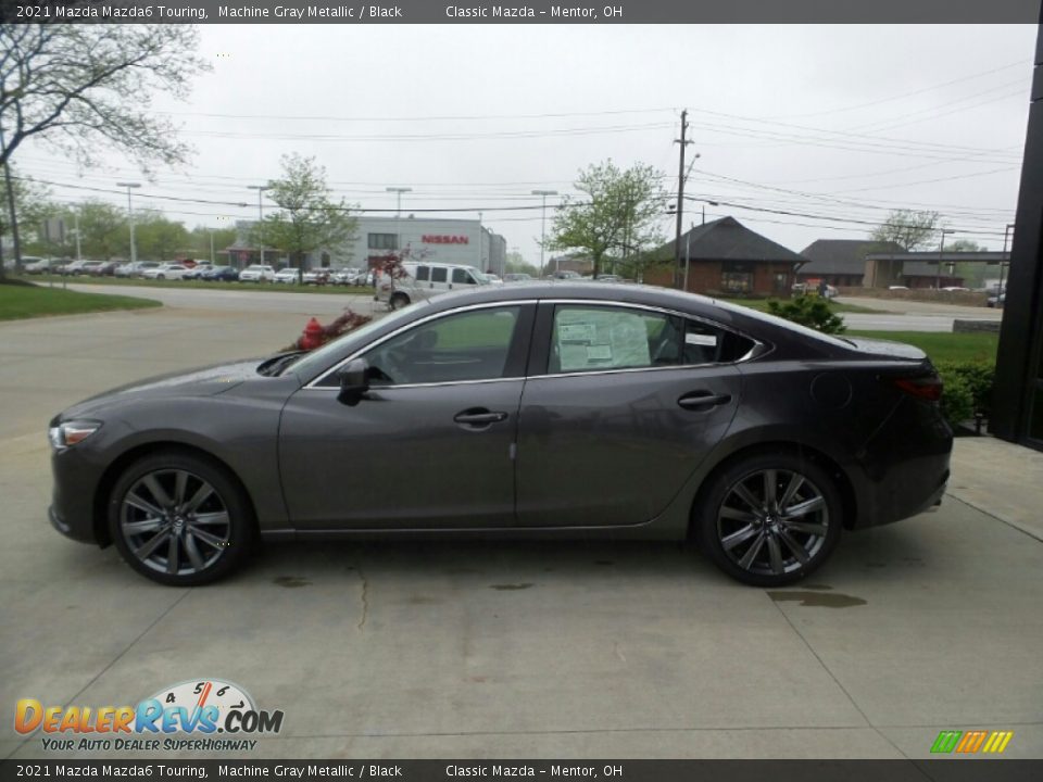 2021 Mazda Mazda6 Touring Machine Gray Metallic / Black Photo #6