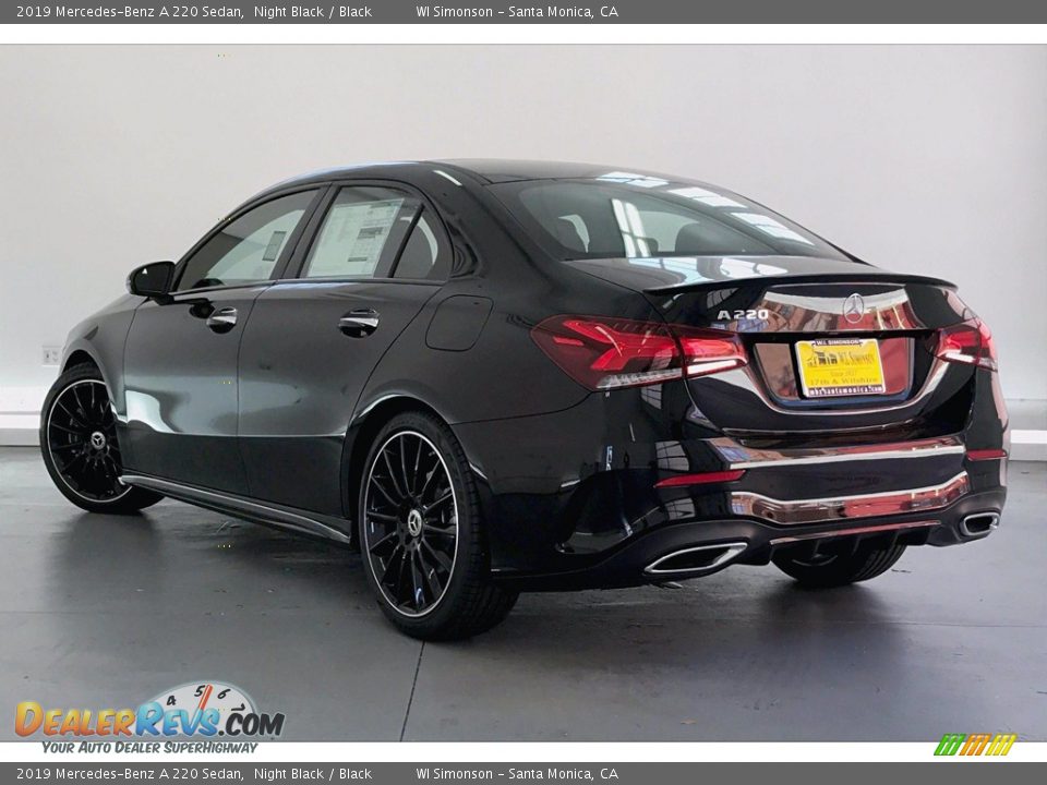 2019 Mercedes-Benz A 220 Sedan Night Black / Black Photo #2