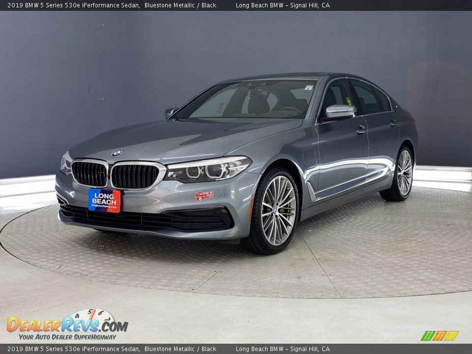 2019 BMW 5 Series 530e iPerformance Sedan Bluestone Metallic / Black Photo #3