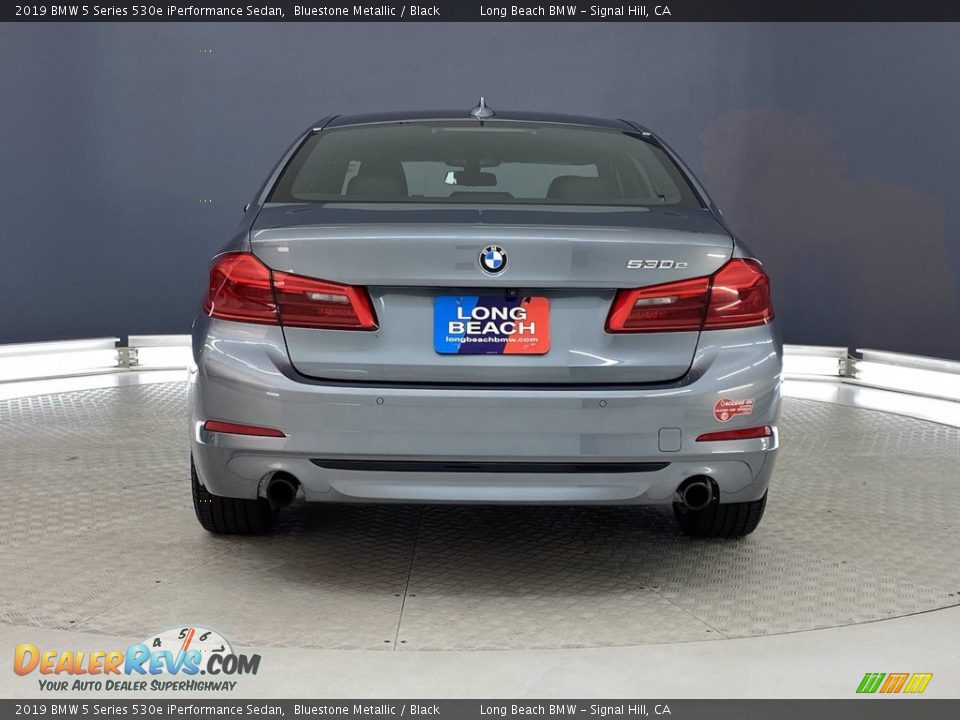 2019 BMW 5 Series 530e iPerformance Sedan Bluestone Metallic / Black Photo #4