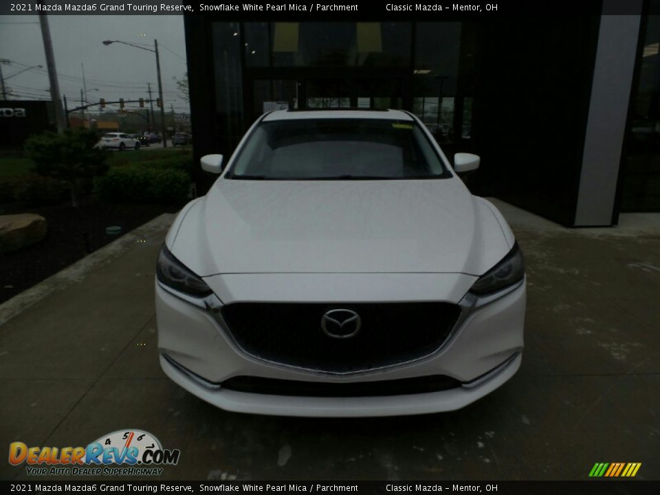 2021 Mazda Mazda6 Grand Touring Reserve Snowflake White Pearl Mica / Parchment Photo #2