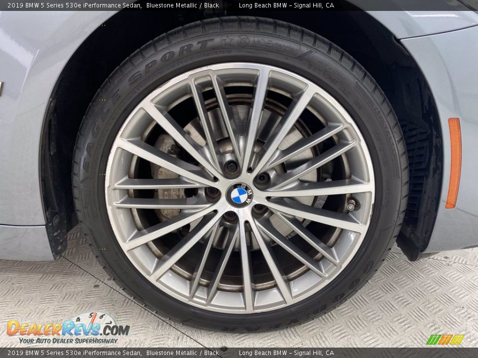 2019 BMW 5 Series 530e iPerformance Sedan Bluestone Metallic / Black Photo #6