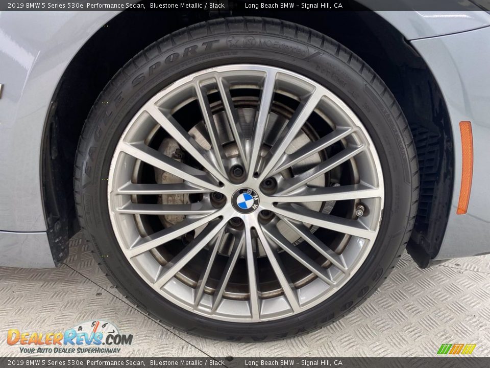 2019 BMW 5 Series 530e iPerformance Sedan Bluestone Metallic / Black Photo #6