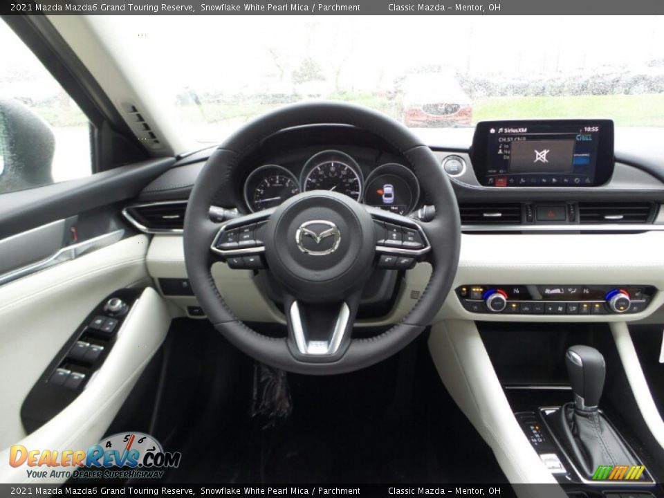 2021 Mazda Mazda6 Grand Touring Reserve Snowflake White Pearl Mica / Parchment Photo #4
