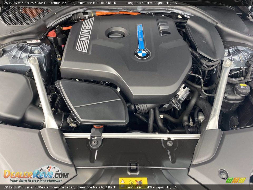 2019 BMW 5 Series 530e iPerformance Sedan Bluestone Metallic / Black Photo #12