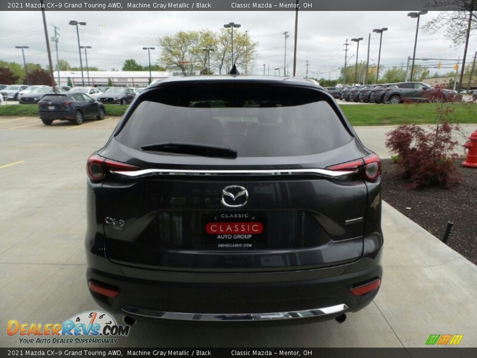 2021 Mazda CX-9 Grand Touring AWD Machine Gray Metallic / Black Photo #5