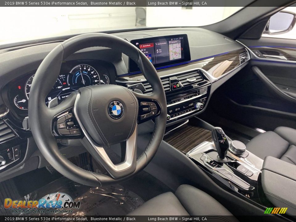 2019 BMW 5 Series 530e iPerformance Sedan Bluestone Metallic / Black Photo #16