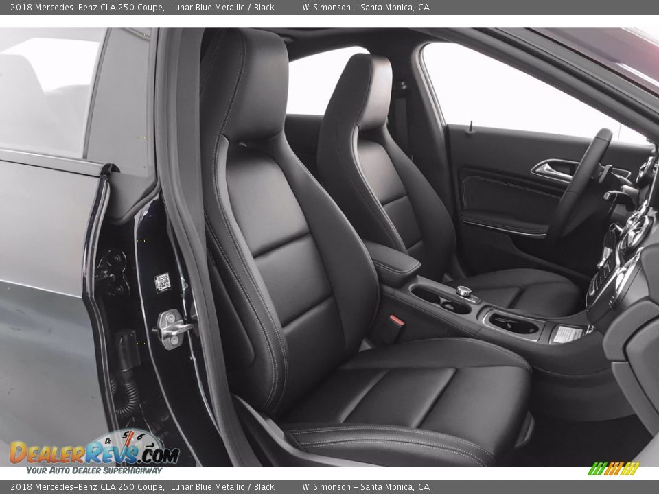 2018 Mercedes-Benz CLA 250 Coupe Lunar Blue Metallic / Black Photo #2