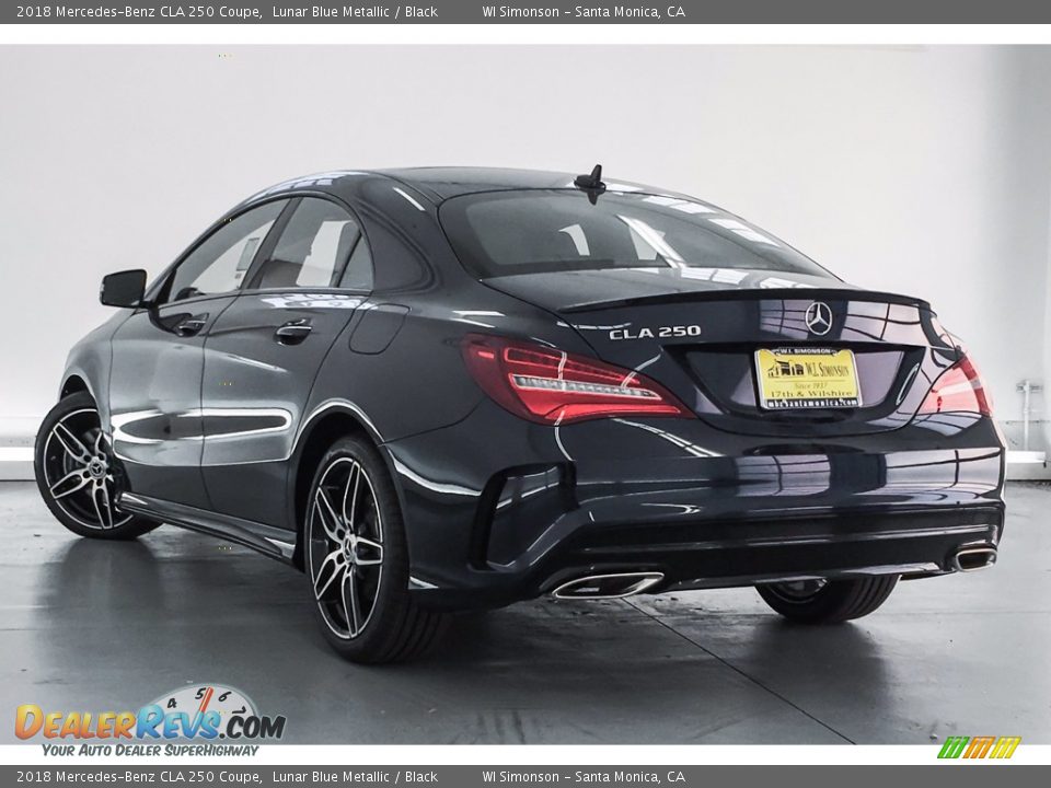 2018 Mercedes-Benz CLA 250 Coupe Lunar Blue Metallic / Black Photo #3